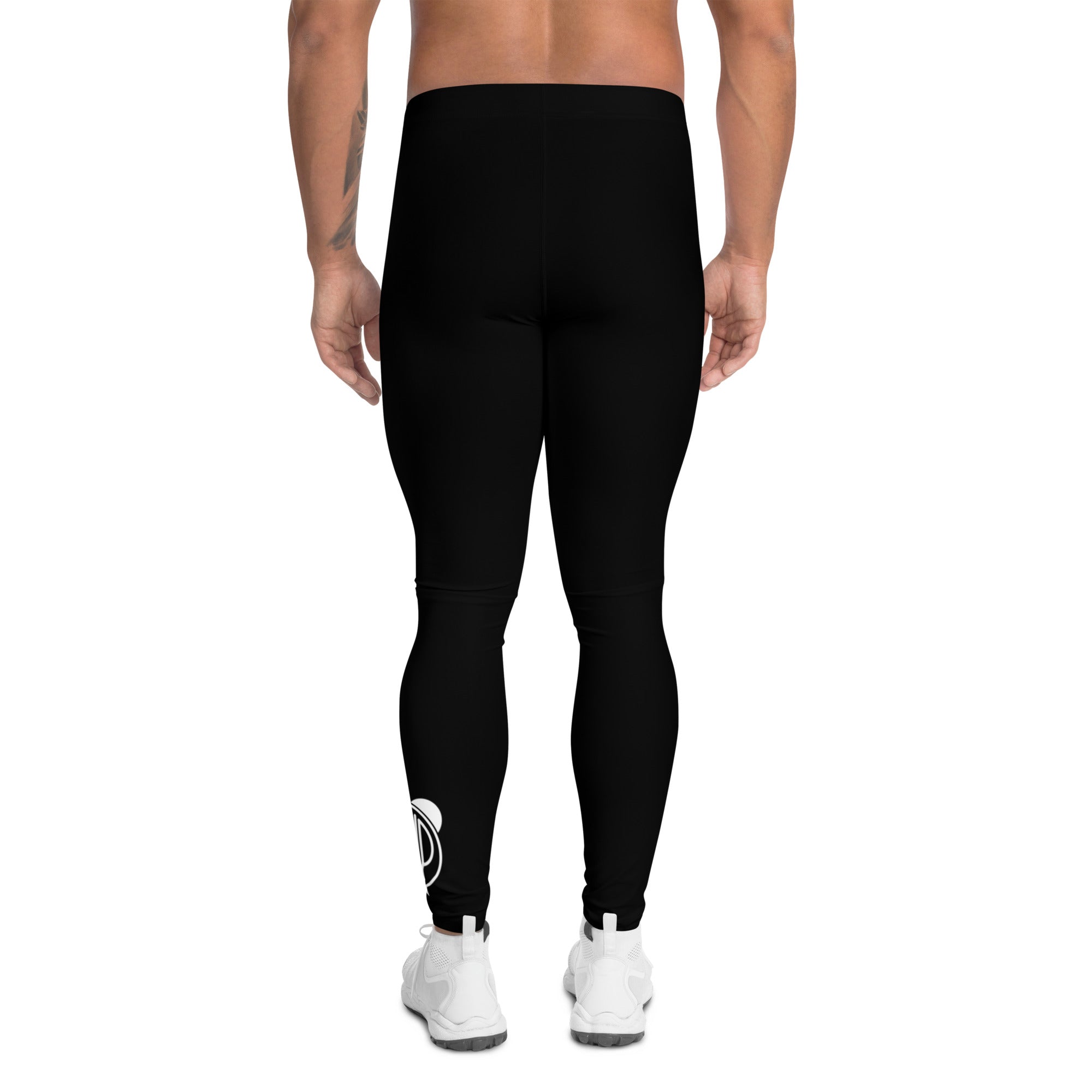 LOGO Men's Leggings (Blk/wht)