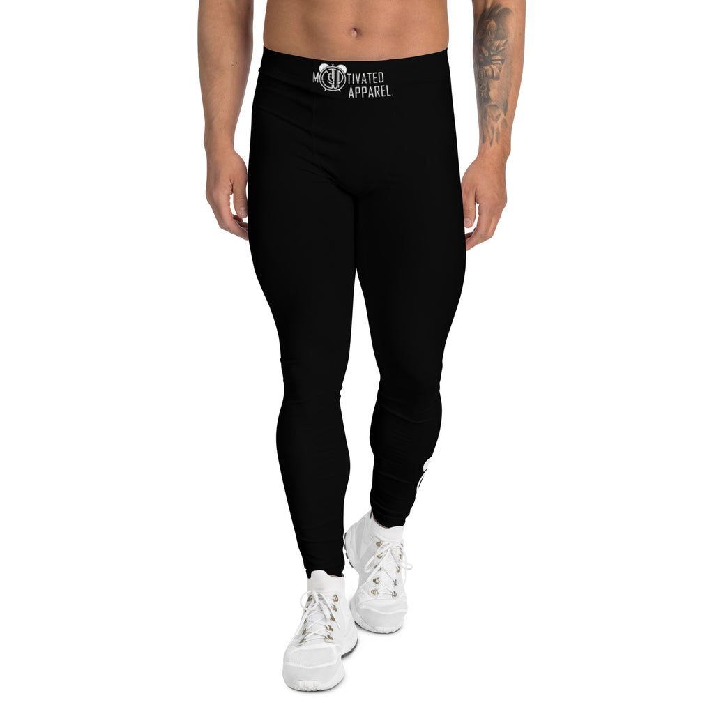 LOGO Men's Leggings (Blk/wht)