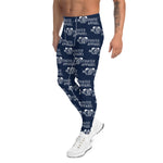 Classic Men's Leggings (Navy/Wht)