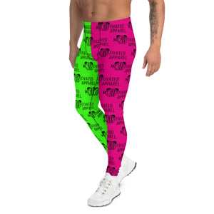 NOW&LATER CLASSIC Men's Leggings (P.Pink/Lime)