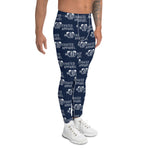 Classic Men's Leggings (Navy/Wht)