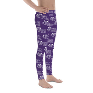 Classic Men's Leggings (Purp/Wht)