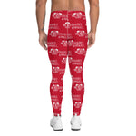 Classic Men's Leggings (Red/Wht)