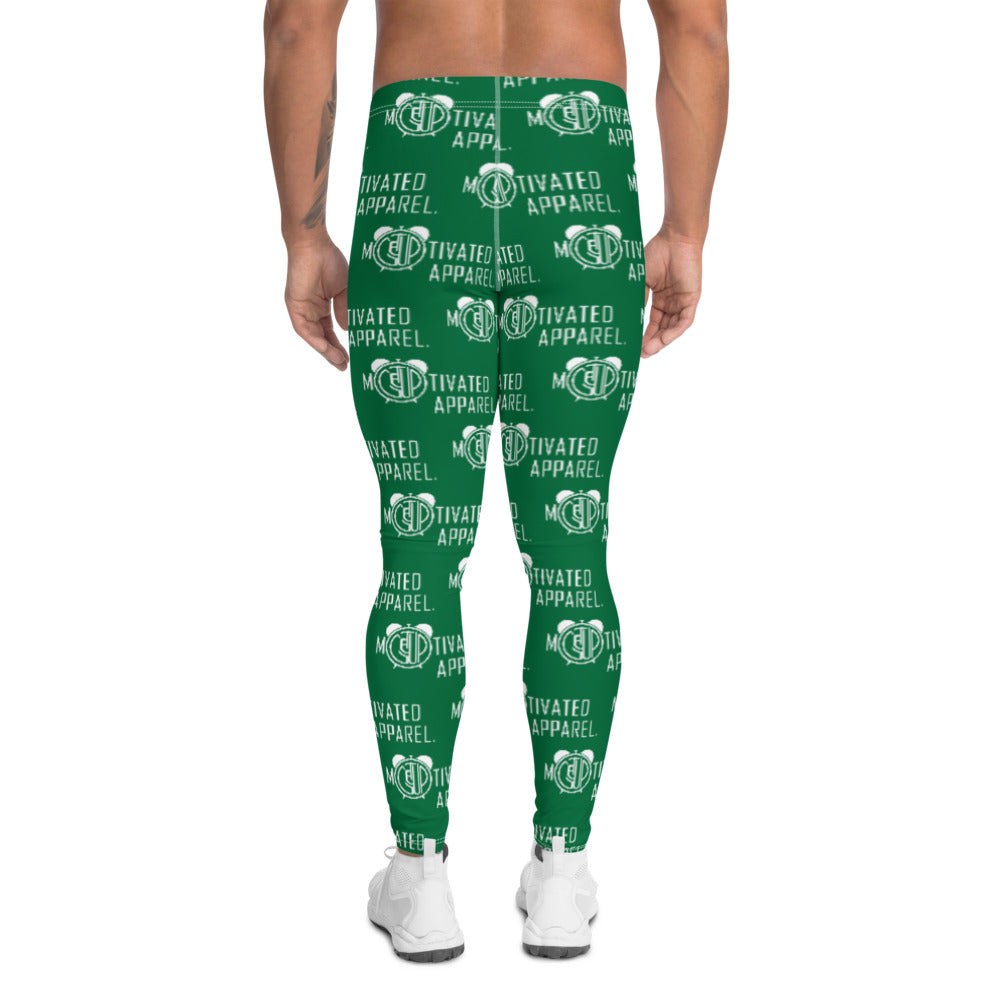 Classic Men's Leggings (Grn/Wht)