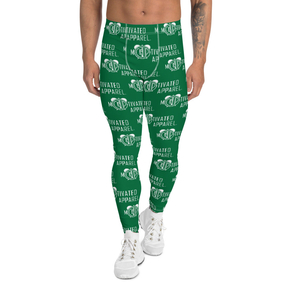 Classic Men's Leggings (Grn/Wht)