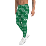 Classic Men's Leggings (Grn/Wht)