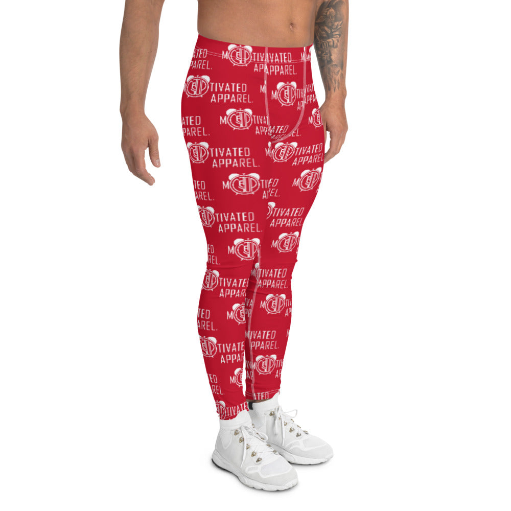 Classic Men's Leggings (Red/Wht)