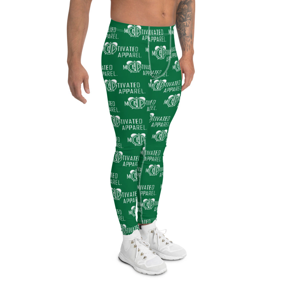 Classic Men's Leggings (Grn/Wht)