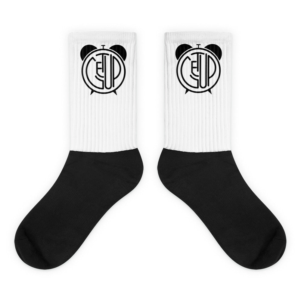 LOGO Socks (Wht/Blk)