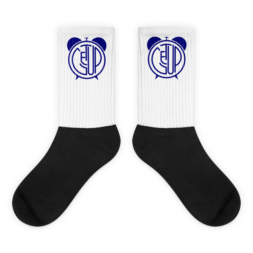 LOGO Socks (Wht/Navy)