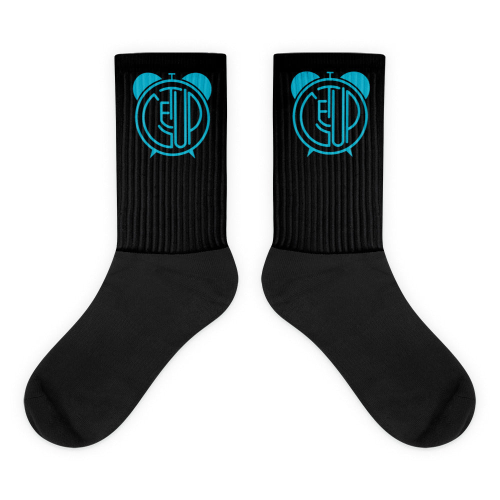 LOGO Socks (Blk/O.Blue)