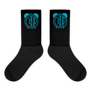 LOGO Socks (Blk/O.Blue)