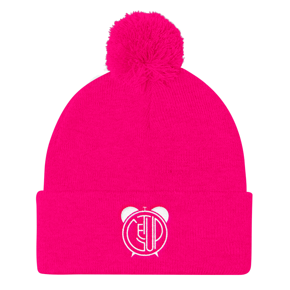 LOGO Pom Knit Cap