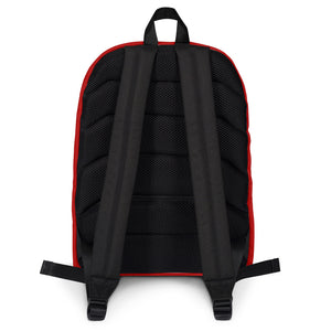 STAY MOTIVATED. Logo Backpack (Red)