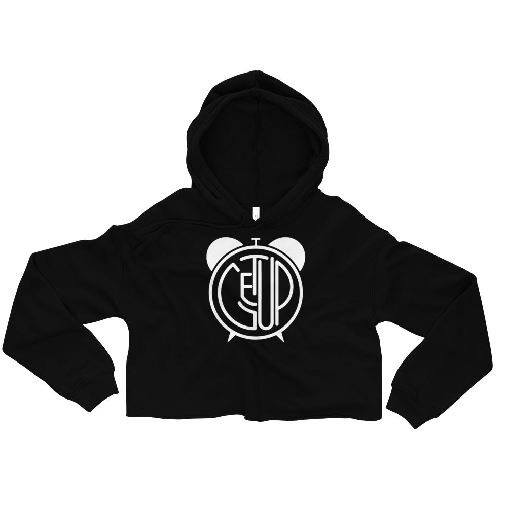 BIG CLOCK Crop Hoodie