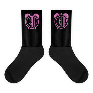 LOGO Socks (Blk/Pink)