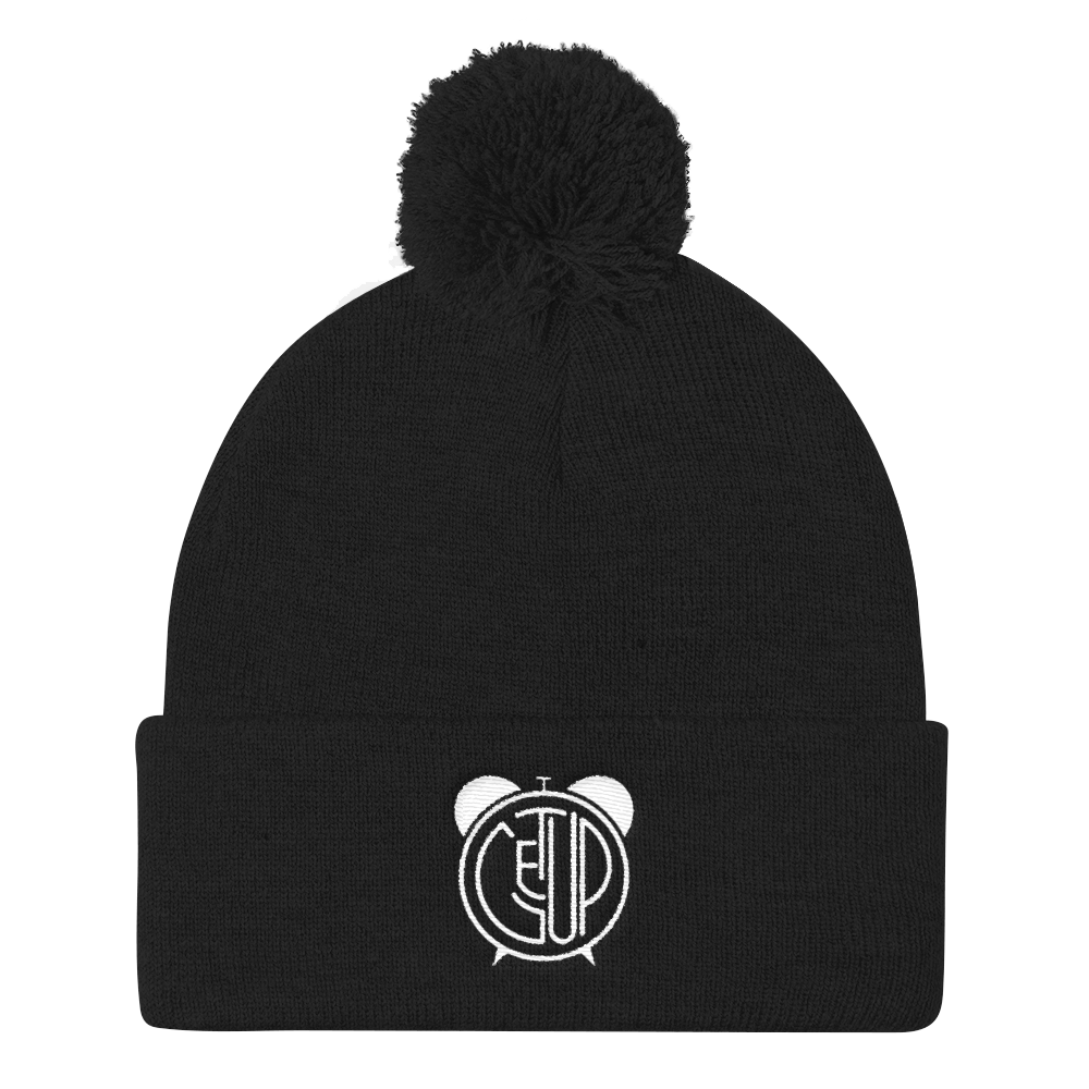 LOGO Pom Knit Cap