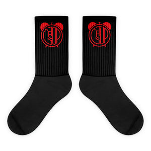 LOGO Socks (Blk/Red)