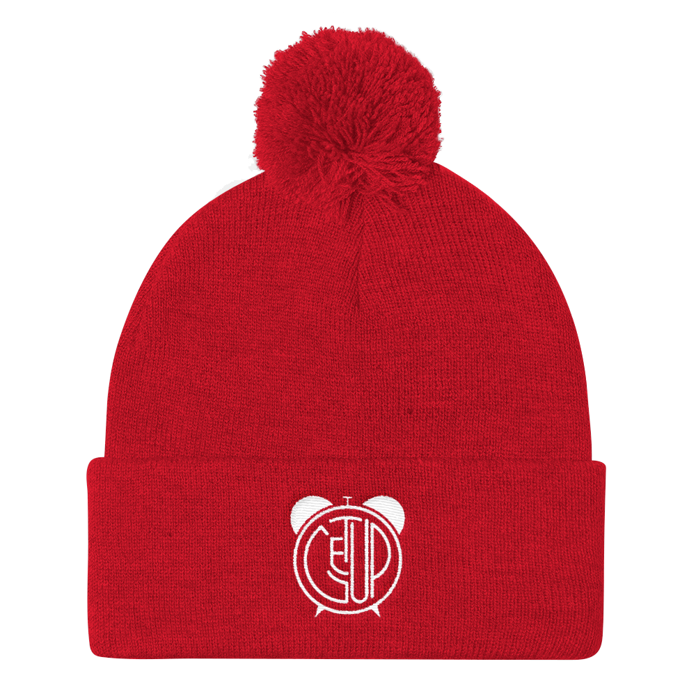 LOGO Pom Knit Cap