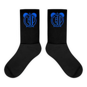 LOGO Socks (Blk/Blu)