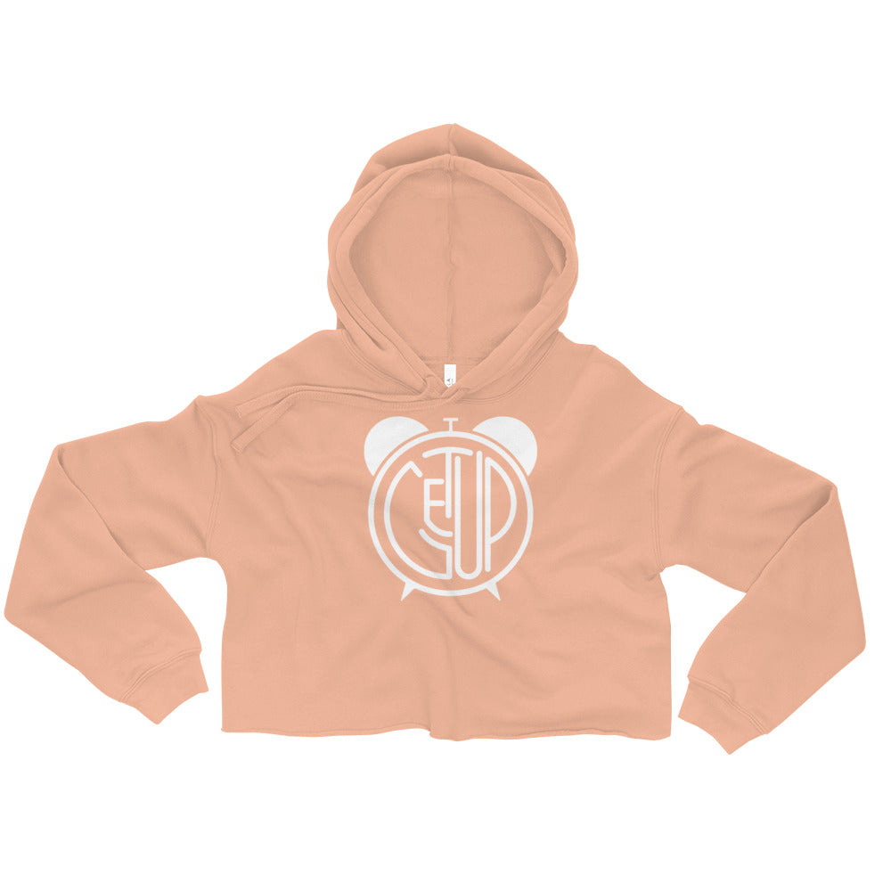 BIG CLOCK Crop Hoodie