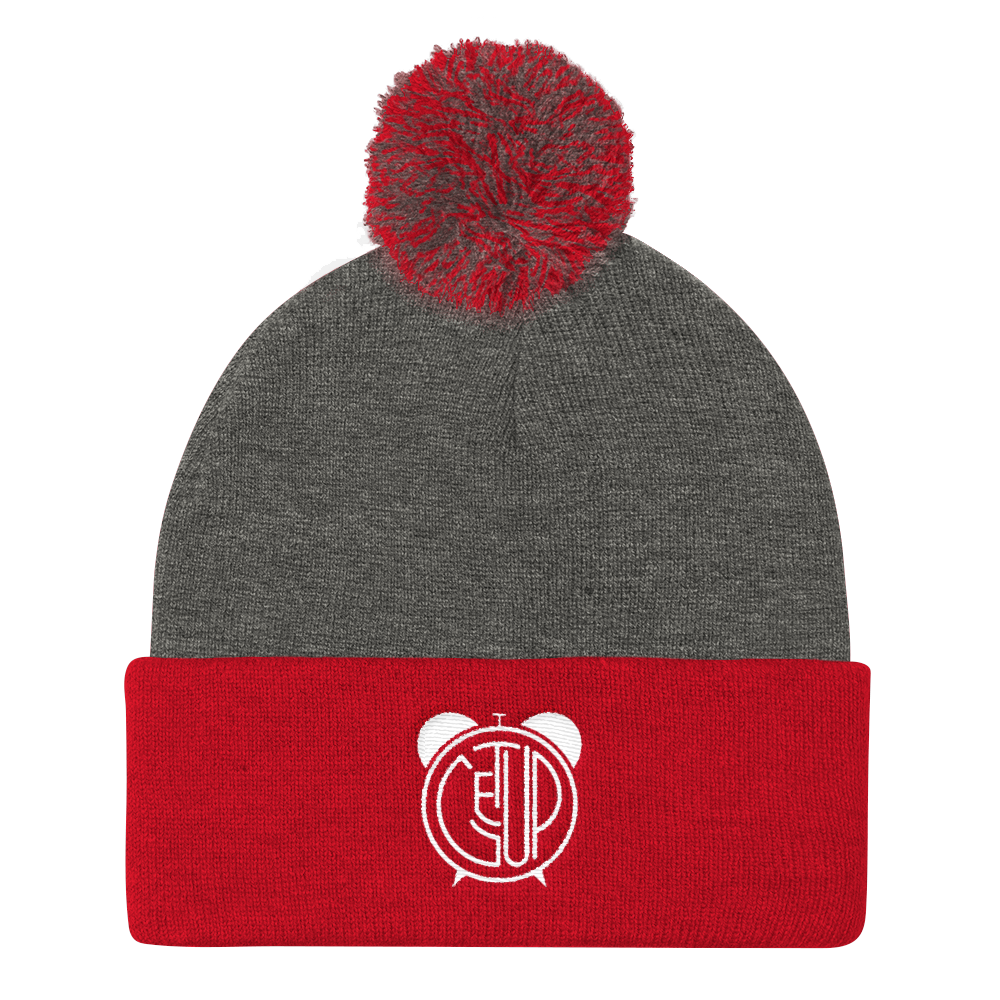 LOGO Pom Knit Cap