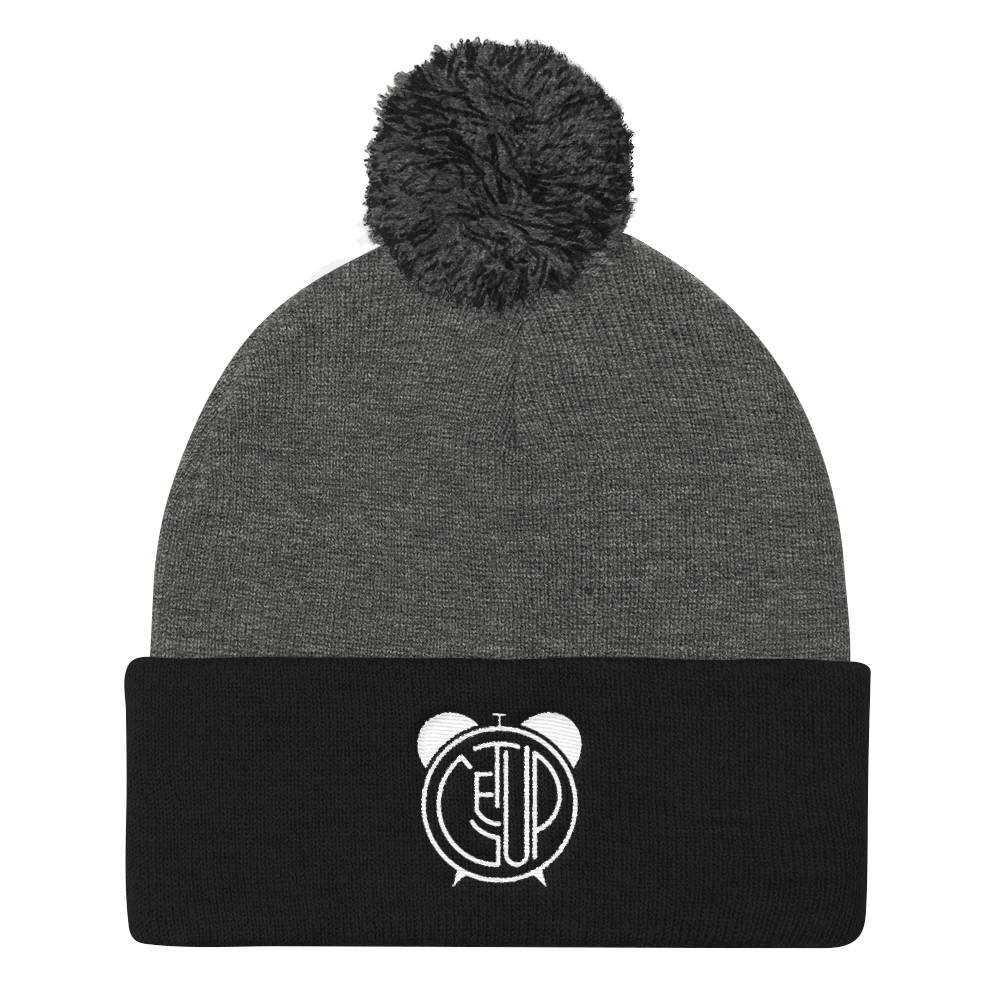 LOGO Pom Knit Cap