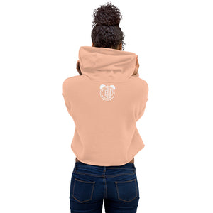 GOD'S PLAN Crop Hoodie (Blue)